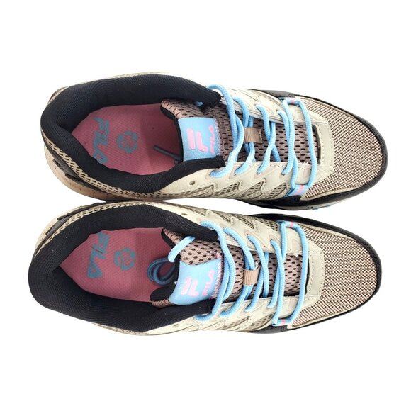 FILA 7.5 Women Sneakers Quadrix Activewear Colorful Athletic Trail Running Shoes - Picture 7 of 14
